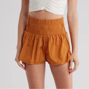 FP Movement by Free People The Way Home Shorts in Toasted Coconut.